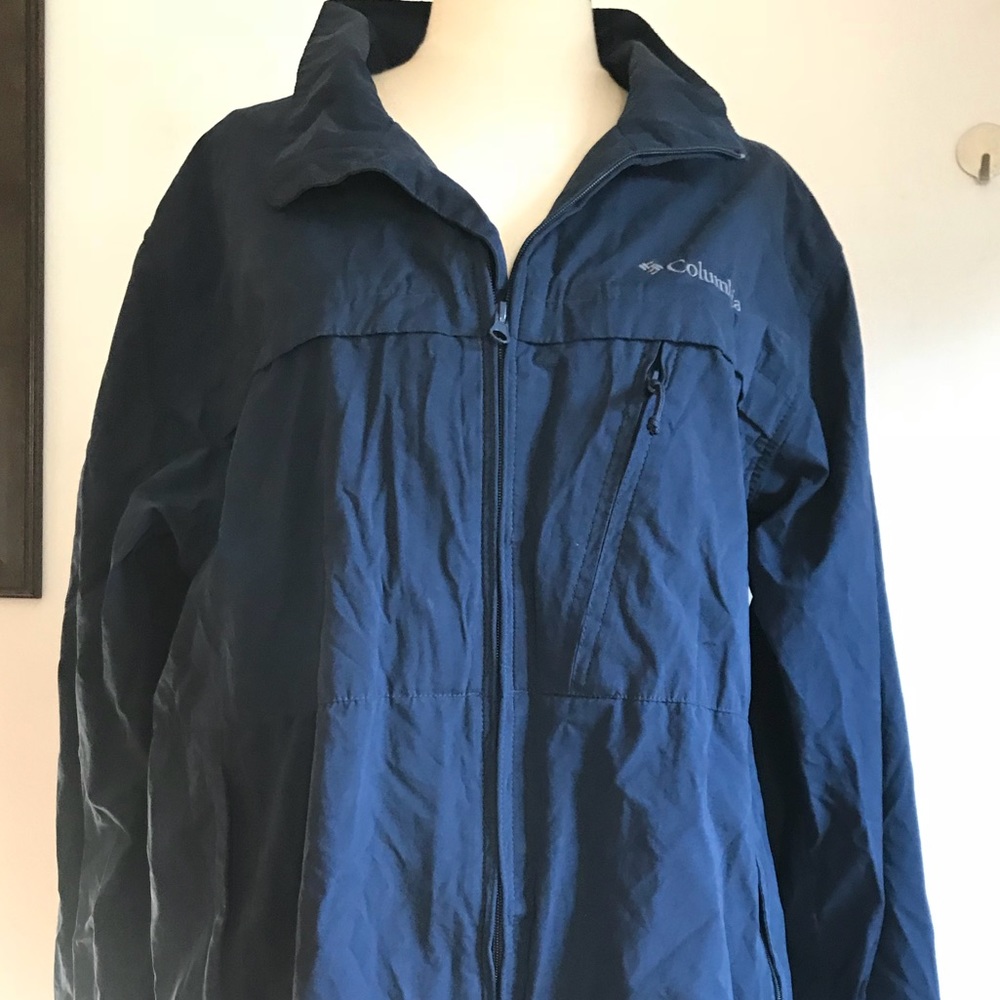 Columbia Navy Blue Zipper Jacket